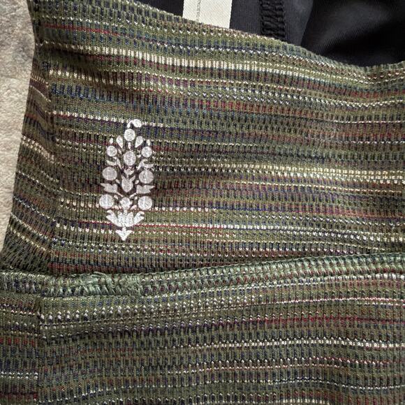 Free people bra olive sz S wide straps no pads lightweight activewear - Picture 3 of 9